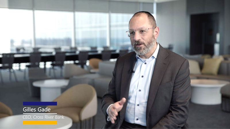 Video thumbnail of riverbank’s CEO in an interview.