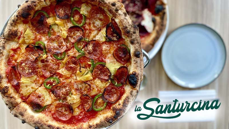 pizza de La Santurcina 