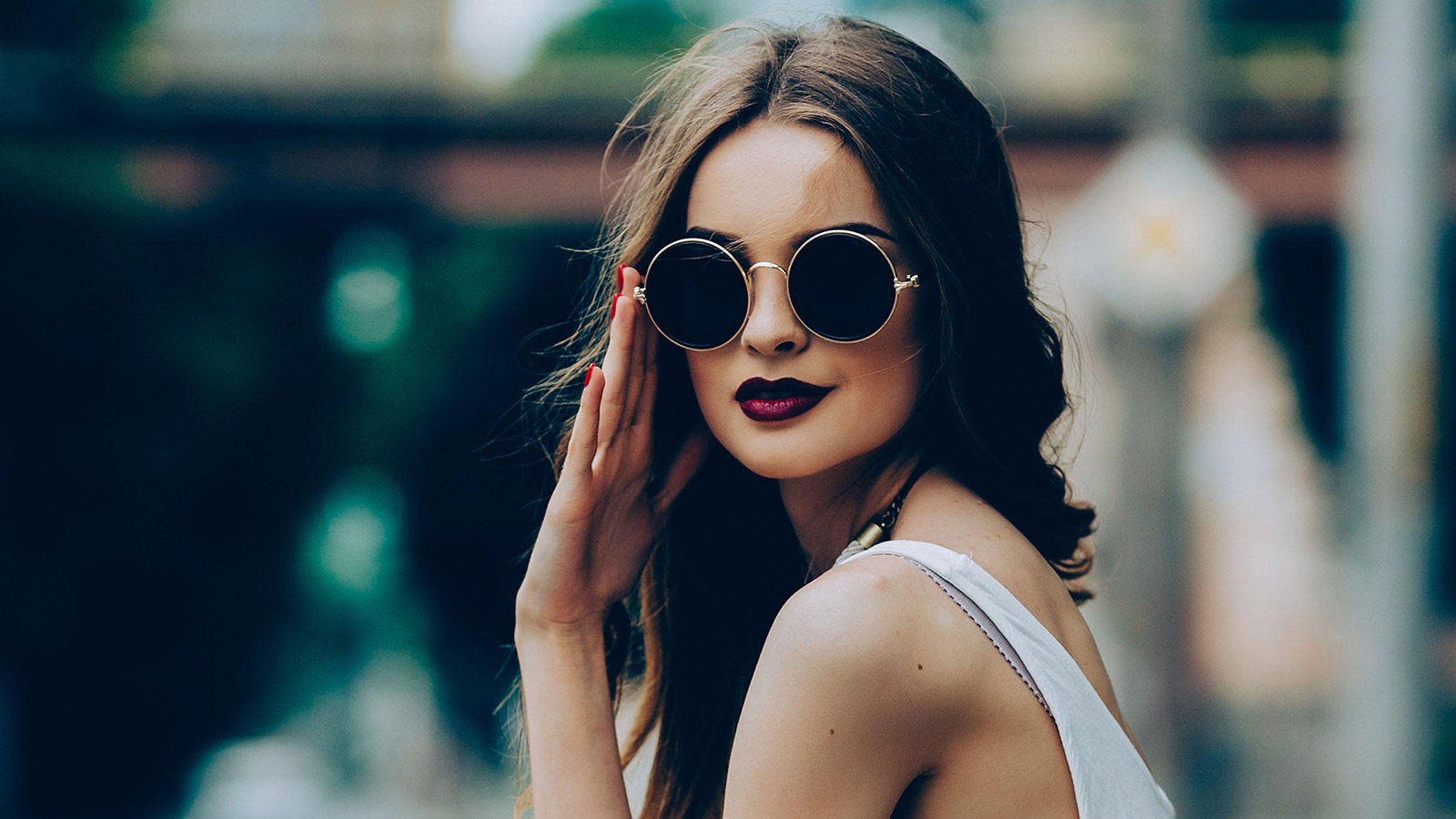 Mujer con lentes